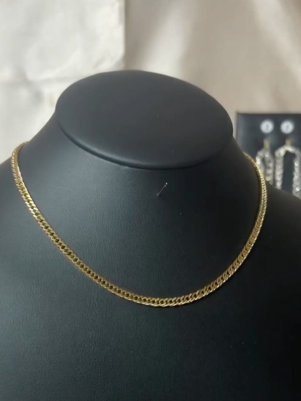 Classic Gold Plated Cuban Chain Necklace
